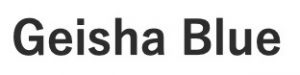 Geisha Blue Ryusenji