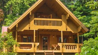 Villa is… GARDEN 広い庭のログハウス