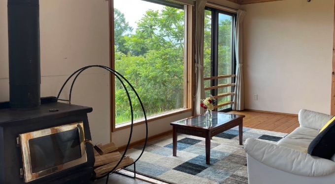 北アルプス一望の家